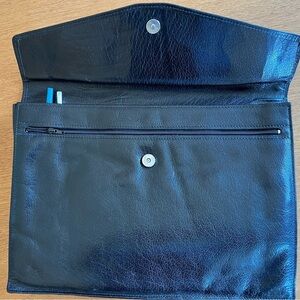Black Leather Men's Bag